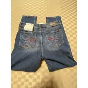 Seven 7‎ Mid Rise Slim Straight Limited Edition Jeans Womens 14 Denim 30" L NEW